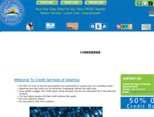 Tablet Screenshot of creditservicesofamerica.com